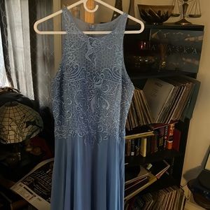 Light blue dress worn once